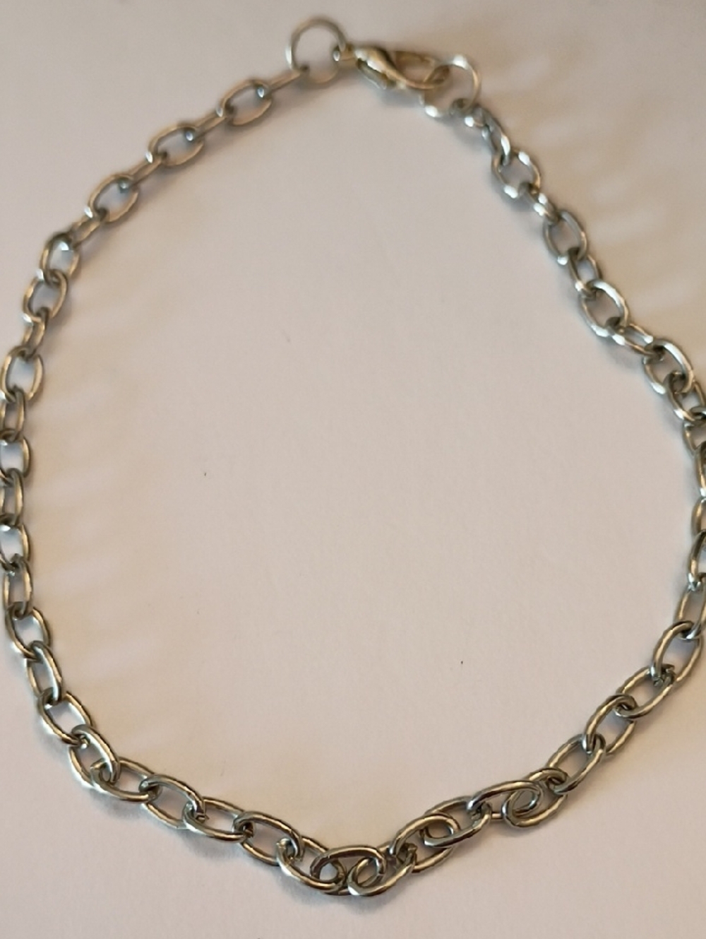 Silver Link Chain Bracelet- Classic Oval Links